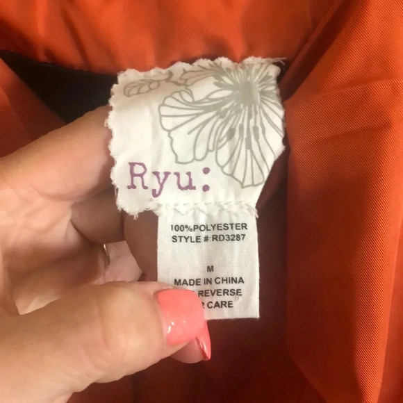 Orange Ryu Strapless‎ Toga Dress - Picture 3 of 5